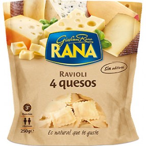 GIOVANNI RANA Ravioli 4 quesos bolsa 250 grs